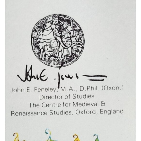 Vintage Longton Crown Pottery The Franklin's Tale Canterbury Tales Collectible - Picture 11 of 14